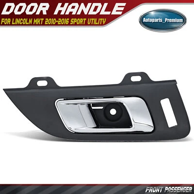 Manija de puerta interior delantera derecha cromada + piedra gris para Lincoln MKT 2010-2016 Foto 1 de 4