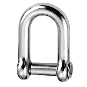 Dee Shackle countersunk socket pin A4 Stainless Steel Marine Grade 5mm to 22mm - Picture 1 of 3