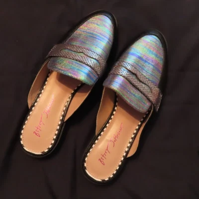 Zapatos sin cordones Betsy Johnson multicolores para mujer talla 8,5 EE. UU. NUEVOS SIN ETIQUETAS #6802 Foto 1 de 4