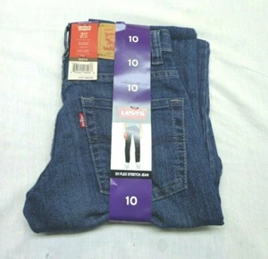 Levi's 511 Slim Boys  Blue Flex Stretch  Jeans Size 10 Reg  25 x 26 - Picture 1 of 3
