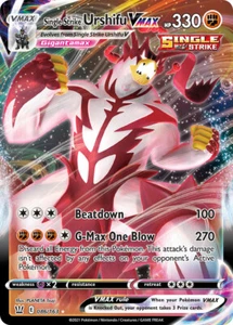 Pokemon TCG Single Strike Urshifu VMAX 86/163 ENG EXC/NM Battle Styles - Imagen 1 de 1