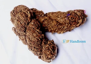 1 kg Chunky Black Gray Silk Yarn for Knit & Crochet - Nassi Katia Weave. - Picture 1 of 6