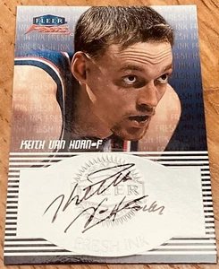 Keith Van Horn certified signed auto Nets 1999 2000 Fleer Focus Fresh Ink card - Picture 1 of 1