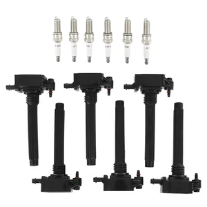 For Jeep For Dodge 6PCS Ignition Coil & Iridium Spark Plug For Chrysler - Picture 1 of 15