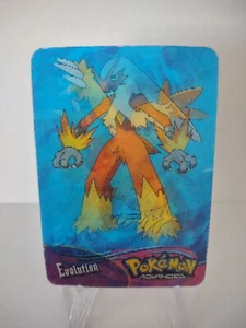 Pokemon Advanced 2004 Panini Lenticular Action Card 2 Torchic-Combusken-Blaziken - Picture 1 of 2