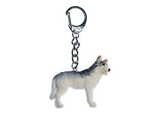 Husky Keychain Miniblings Charm Key Ring Dog Siberia Snow