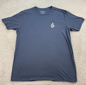 Volcom Blaquedout Short Sleeve Tee Mens XL Blue T-Shirt Skate - Picture 1 of 8