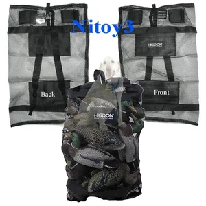 HIGDON OUTDOORS Floating Mesh Decoy Bag Backpack Carry- Large - Picture 1 of 1