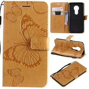 Magnetic Flip Wallet Leather Case Cover For Motorola Moto Z4 E5 G6 G7 Play Plus