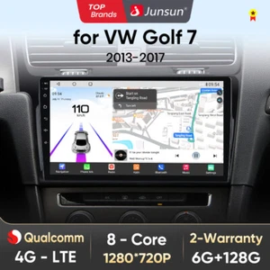 QualcommChip 8Core Android13 Autoradio für Volkswagen Golf 7 2013-17 6+128GB DAB - Bild 1 von 16