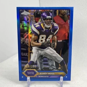 2023 Topps Composite Randy Moss #13 Topps Chrome Blue Refractor /150 Minnesota - Picture 1 of 6