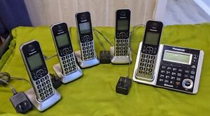 Panasonic phone system, model KX-TGF370-5 handsets