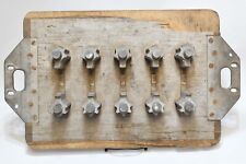 VINTAGE GORDON PATTS INDUSTRIAL WOOD/METAL FOUNDRY FORM MOLD PATTERN STEAMPUNK