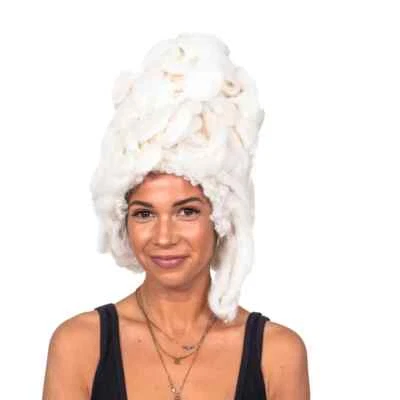 Victorian Era 18th Century British TV Halloween Cosplay Costume Wig (3 Colors) - Image 1 of 4