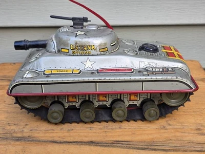 Tanque ejército marx raro plata batería potencia sin probar. Foto 1 de 4