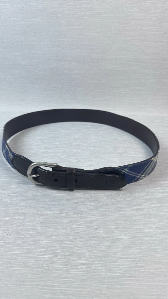 Brooks Brothers Women’s Belt Size L 100% Cotton Genuine Leather - Image 1 of 4