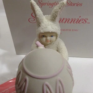 Snowbunnies I'll Color the Easter Egg 1996 Dept 56 Box Spring 2621-2 - Bild 1 von 11