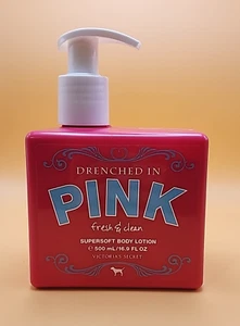 Victorias Secret Drenched in Pink Fresh & Clean Supersoft Body Lotion 16.9 oz - Picture 1 of 4