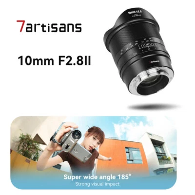 7artisans 10mm F2.8 II Full Frame Prime Lens For Canon Nikon Sony L-mount Camera - Image 1 of 4