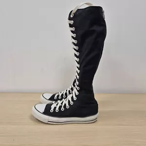 Converse All Star Canvas Sneaker kniehoch hoch schwarz Schuh Boots UK 4 EU 36,5 # - Bild 1 von 11