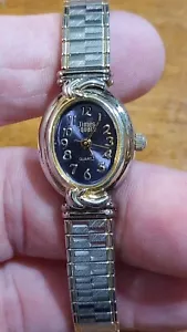 Vintage Times Square Damenuhr, läuft mit neuer Batterie verbaut L - Bild 1 von 7