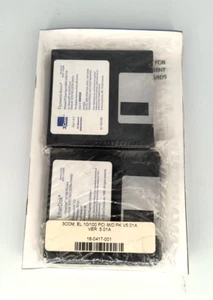 RARE VINTAGE NEW 3COM ETHERLINK 19/100 PCI M/D MANUAL & DISC 16-0417-001 RM4-B4 - Picture 1 of 2