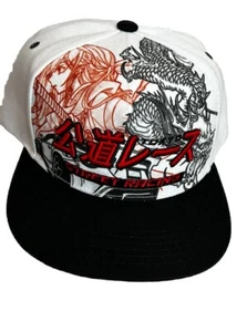 Street Racing White Hat Ring Of Fire Cap Snap Back Acrylic Tokyo Wild - Picture 1 of 8