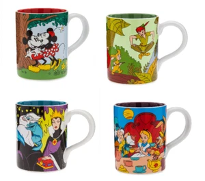 Taza Disney Store Alice Minnie Mickey Mouse Peter Pan Villains 2018 Nueva - Imagen 1 de 8