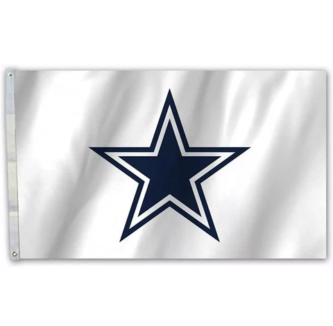 Dallas Cowboys  Large Flag 3 X 5 Foot Double Sided Cover