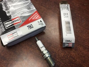 Spark Plug Champion Spark Plug 7963 New Set Of 4 Double Platinum - Picture 1 of 2