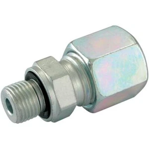 Hydraulic Tube Male Stud Coupling, Form E, BSPP, 3/8" BSPP x 8mm, LD - Picture 1 of 1