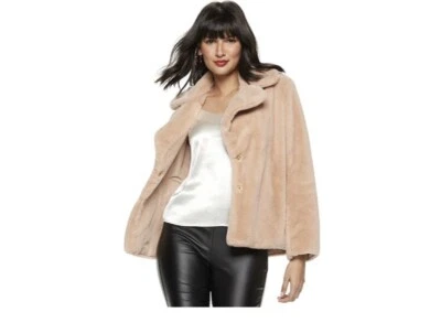 Chaqueta de piel para mujer Nine West talla pequeña Foto 1 de 4