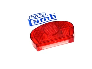LENTE DE LUZ DE FRENO TRASERO LAMBRETTA LD MK 3 150 1956 A 57 TODO LAMBRETTA - Imagen 1 de 5