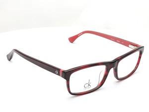 Calvin Klein CK5820 277 Rectangle Red Horn Mens Eyeglasses 52mm - Picture 1 of 8