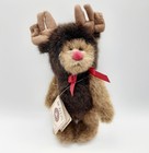 Boyds Bears Matthew Reindeer Rudolph  8" Jointed Retired Vintage Moose Cute