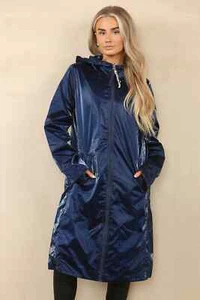 LADIES REVERSIBLE WATERPROOF RAIN COAT NEW (ref 182) FINAL REDUCTION - Picture 1 of 5