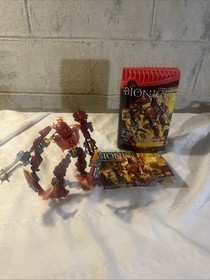 Lego Bionicle Glatorian 8979 Malum Complete With Canister & Manual