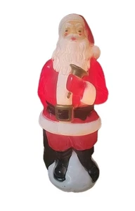 Vintage 1969 Illuminazione Babbo Natale Soffiaggio Stampo Decorazione Natalizia Impero USA 19" - Foto 1 di 8