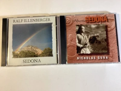 2 CDs: Ralf Illenberger: Sedona & Nicholas Gunn: Afternoon in Sedona - Free Ship Foto 1 de 4