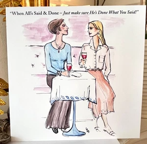 LUSTIGE GEBURTSTAGSKARTE FÜR SIE; NEU!;STELLEN SIE SICHER, DASS ER GETAN HAT, WAS SIE GESAGT HABEN;UK MADE - Bild 1 von 9