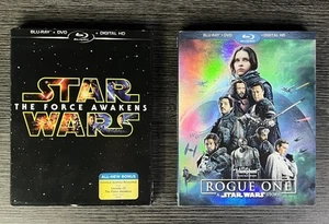 Rogue One: A Star Wars Story and Star Wars The Force Awakens DVD Bundle! - Imagen 1 de 7