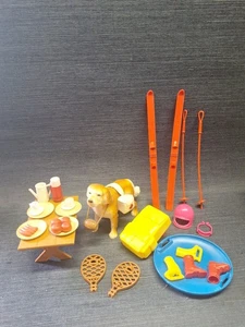 Vintage 1984 Arco Barbie Winter Holiday Playset with St. Bernard, Sled Skis. - Picture 1 of 6