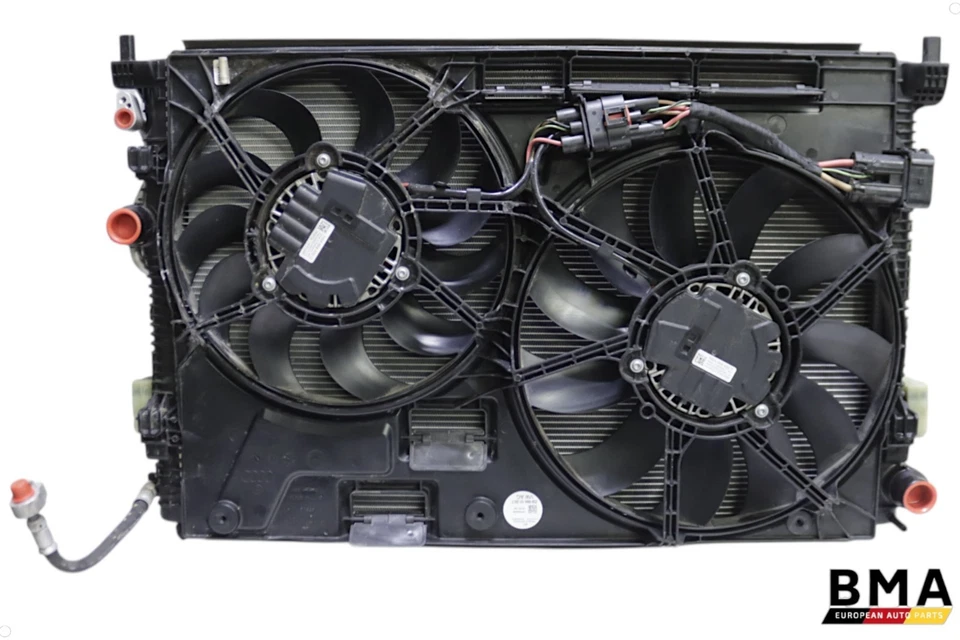 Unidad de montaje de cubierta de ventilador de refrigeración del radiador Audi RS3 8Y 2022 2023 2024 OEM Foto 1 de 4