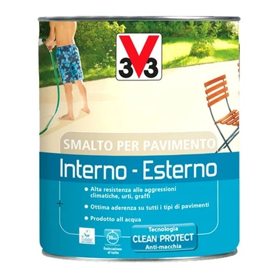 Vernice per pavimento in cemento, calcestruzzo interno/esterno 0,5L V33 - Immagine 1 di 4