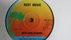 Roxy Music Both Ends Burning 7" 1975 **NEAR MINT** - Picture 1 of 1