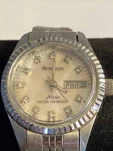 OROLOGIO DONNA ARMITRON NOW 75/2475SV ARGENTO S.S. BATTERIA NUOVA INSTALLATA - Foto 1 di 11