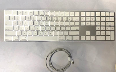 Apple Magic Keyboard with Numeric Keypad Silver MQ052LL/A Model A1843 - Image 1 of 4
