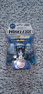NEW Dream Gear Blue Lava Glow Wireless Controller With Receiver For PS2 - Picture 1 of 2