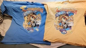 2 Vtg 1998 Laughlin Spring Run Men's Size XLarge Double Sided Shirts Biker - Picture 1 of 7