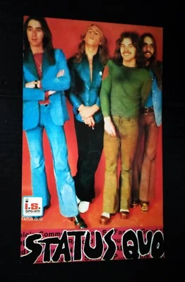 Status Quo The Hollies VINTAGE THAILAND ONLY 1 COLOR PAGE MEGA RARE!!! - Image 1 of 2